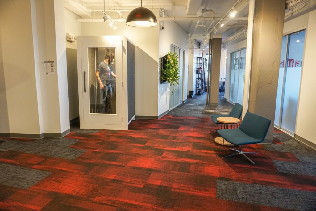 Geekdom has added privacy booths for its members, courtesy photo